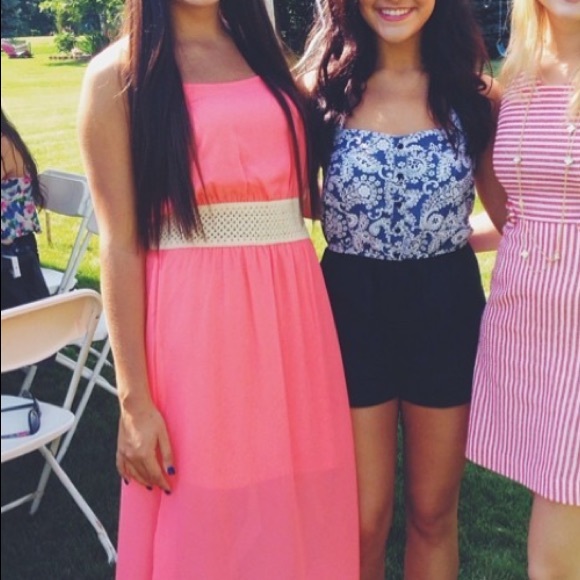 Pink/orange dress - Picture 2 of 3